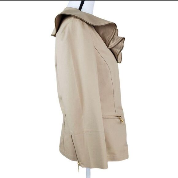 Lafayette 148 New York Ruffle Collar Jacket Size 2 - Picture 3 of 9